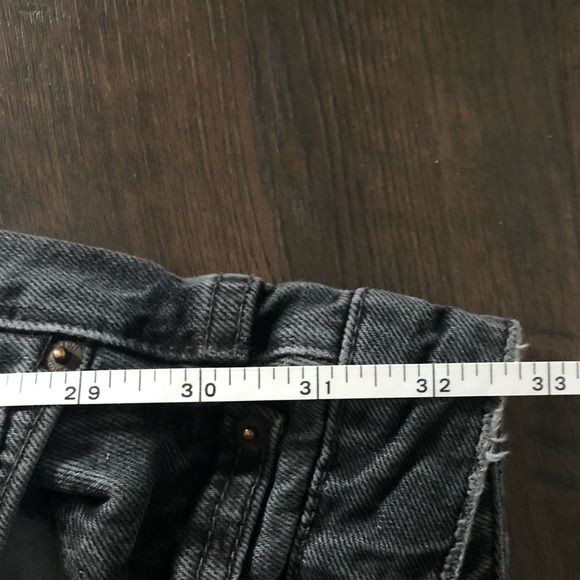 Topshop Washed Black Mom Jeans - Picture 7 of 7